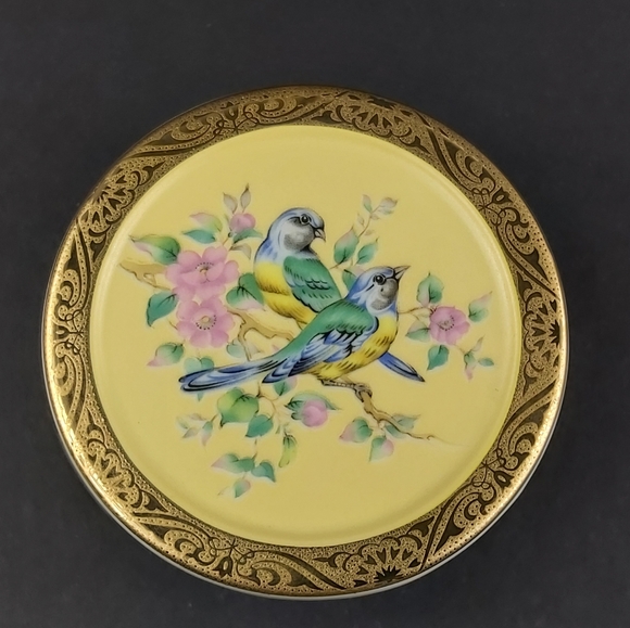 - Giftcraft Japan goldtone birds ceramic trinket box (Z13) - Picture 5 of 9